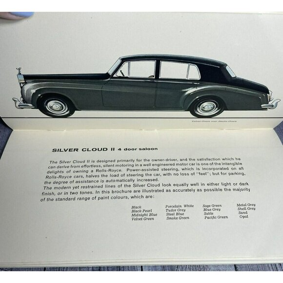 1960 ROLLS ROYCE & BENTLEY DLX DOUBLE COLOR BROCHURE 36-pgs CUSTOM COACHWORK - Picture 8 of 16